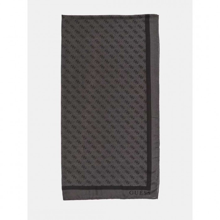 GUESS Katya 4G Logo Scarf DARK GRAY