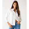 GUESS WOMAN 4G logo shirt WHITE GUESS WOMAN 4G logo shirt WHITE