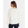 GUESS WOMAN PULLOVER STRAS WHITE GUESS WOMAN PULLOVER STRAS WHITE