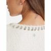 GUESS WOMAN PULLOVER STRAS WHITE GUESS WOMAN PULLOVER STRAS WHITE