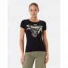 GUESS WOMAN T SHIRT REGULAR FIT BLACK GUESS WOMAN T SHIRT REGULAR FIT BLACK