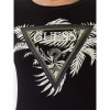 GUESS WOMAN T SHIRT REGULAR FIT BLACK GUESS WOMAN T SHIRT REGULAR FIT BLACK