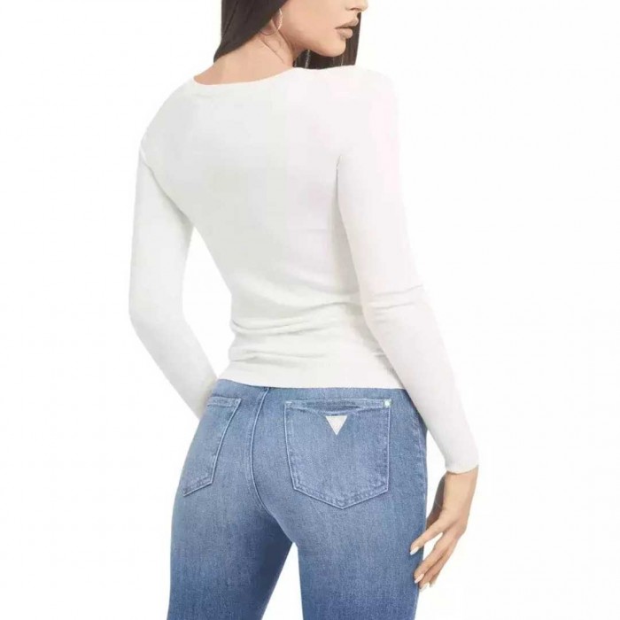 GUESS Women's Sweater White 1