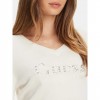 GUESS WOMAN PULLOVER ECRU