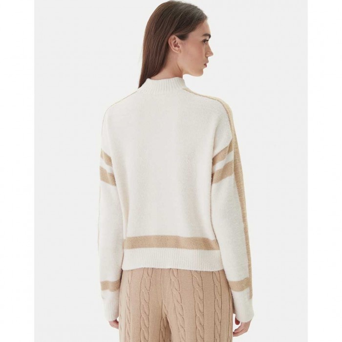 GUESS WOMAN PULLOVER SKI BEIGE GUESS WOMAN PULLOVER SKI BEIGE