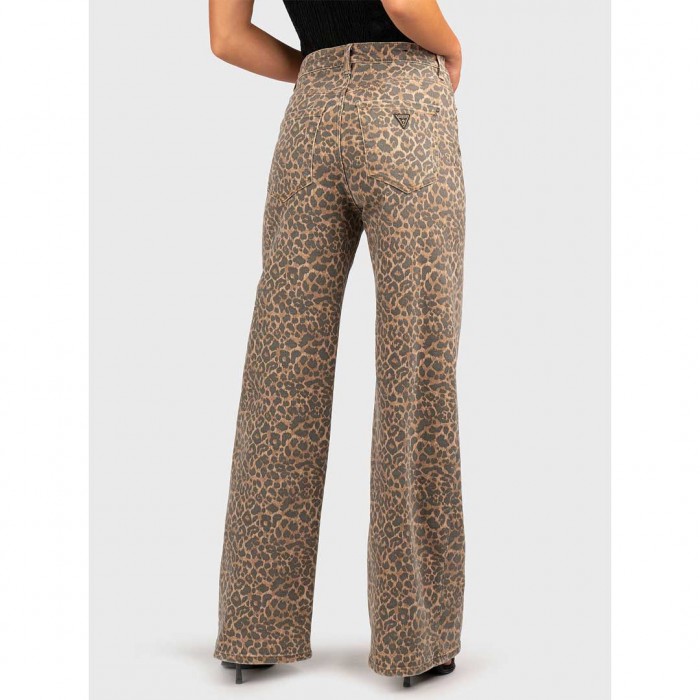 GUESS WOMAN JEAN ANIMAL PRINT
