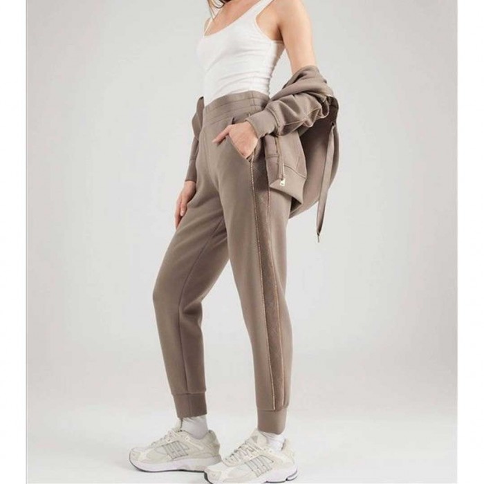GUESS WOMAN NEW VICTOIRE SCUBA PANT BROWN