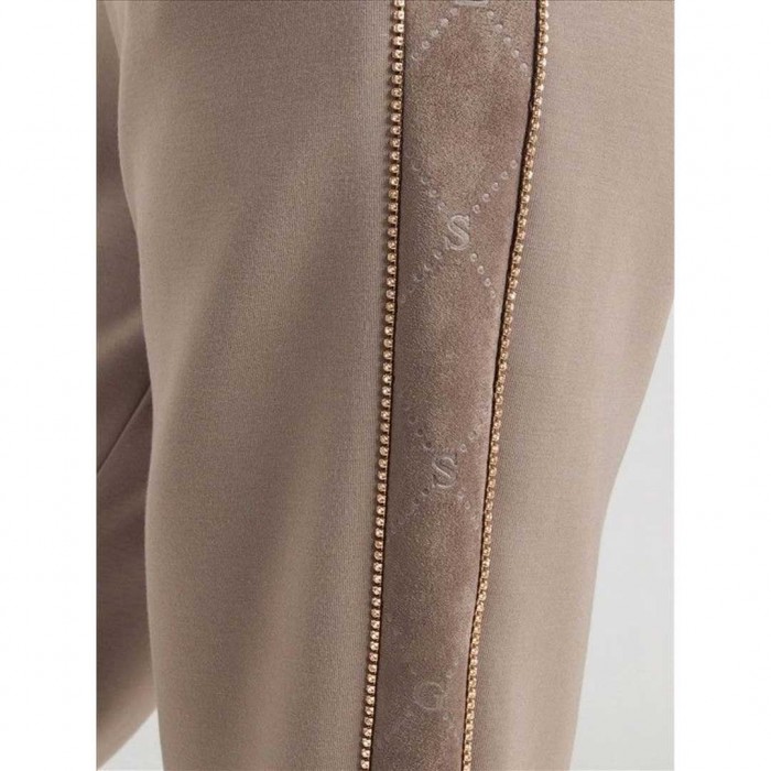 GUESS WOMAN NEW VICTOIRE SCUBA PANT BROWN