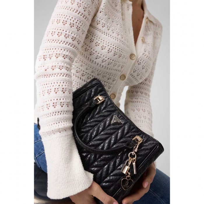 GUESS WOMAN BAG STACEY BLACK