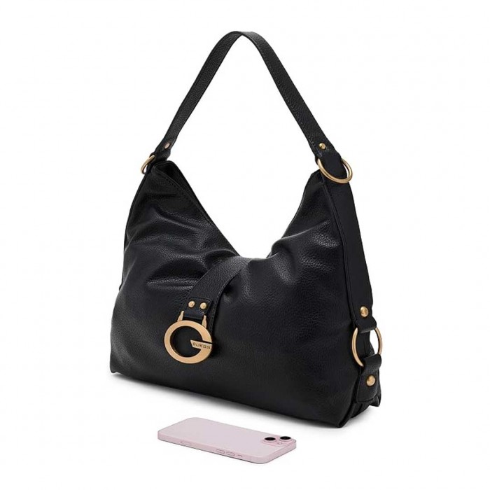 GUESS Camden medium shoulder bag BLACK