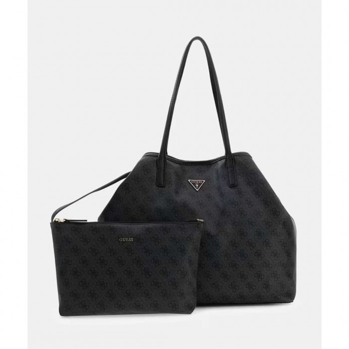 GUESS WOMAN BIG BAG VICTTORIA BLACK/GREY