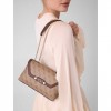 GUESS WOMAN SMALL BAG LINDSEY LATTE LOGO