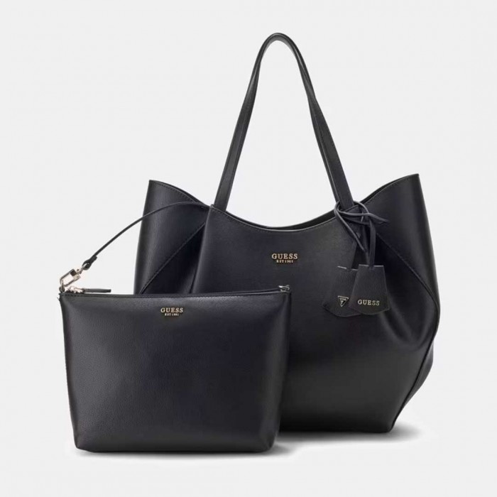 GUESS WOMAN BAG BIG SIZE AMORETTE BLACK