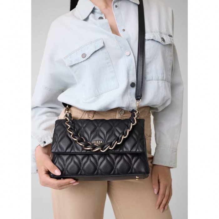 GUESS WOMAN SMALL BAG MAXINE BLACK