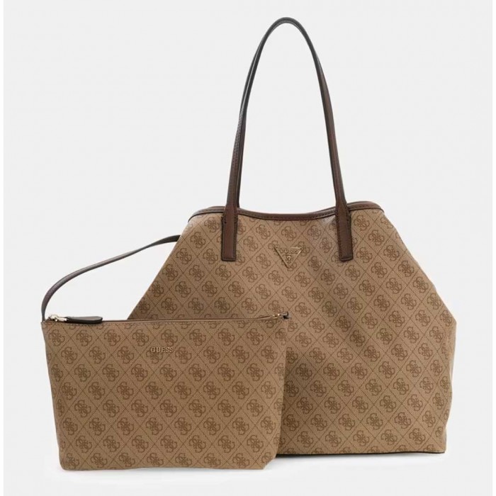 GUESS WOMAN BAG VICTTORIA BROWN/LOGO