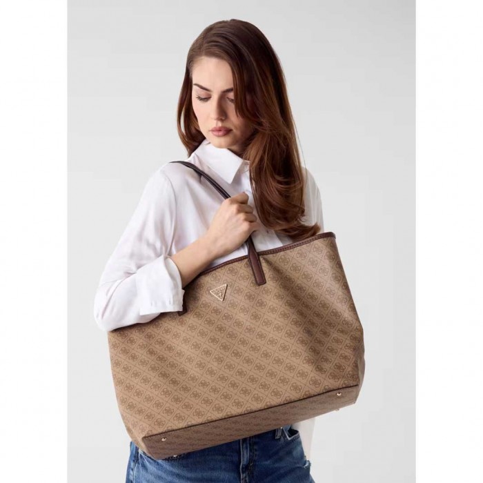 GUESS WOMAN BAG VICTTORIA BROWN/LOGO