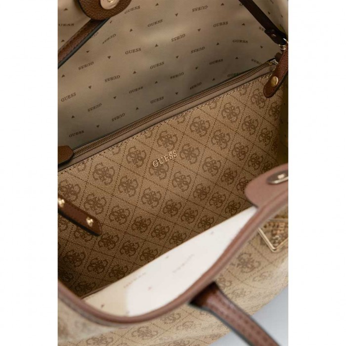 GUESS WOMAN BAG VICTTORIA BROWN/LOGO