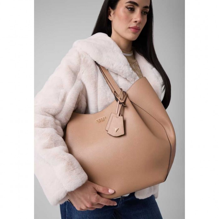 GUESS WOMAN BAG AMORETTE BEIGE