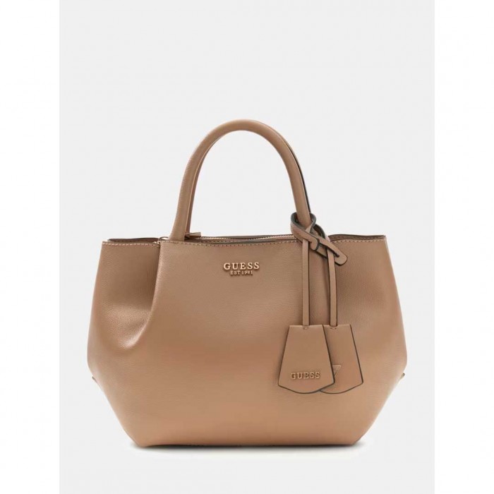 GUESS WOMAN BAG AMORETTE MEDIUM SIZE BEIGE