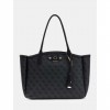 GUESS WOMAN BAG TOTE LINDSEY COAL LOGO