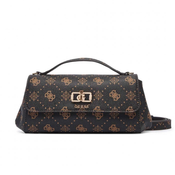 GUESS WOMAN EMELIE LOGO BAG BROWN