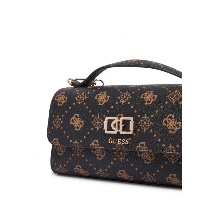 GUESS WOMAN EMELIE LOGO BAG BROWN
