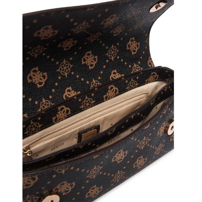 GUESS WOMAN EMELIE LOGO BAG BROWN