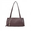 GUESS WOMAN BAG DEVON DARK BROWN