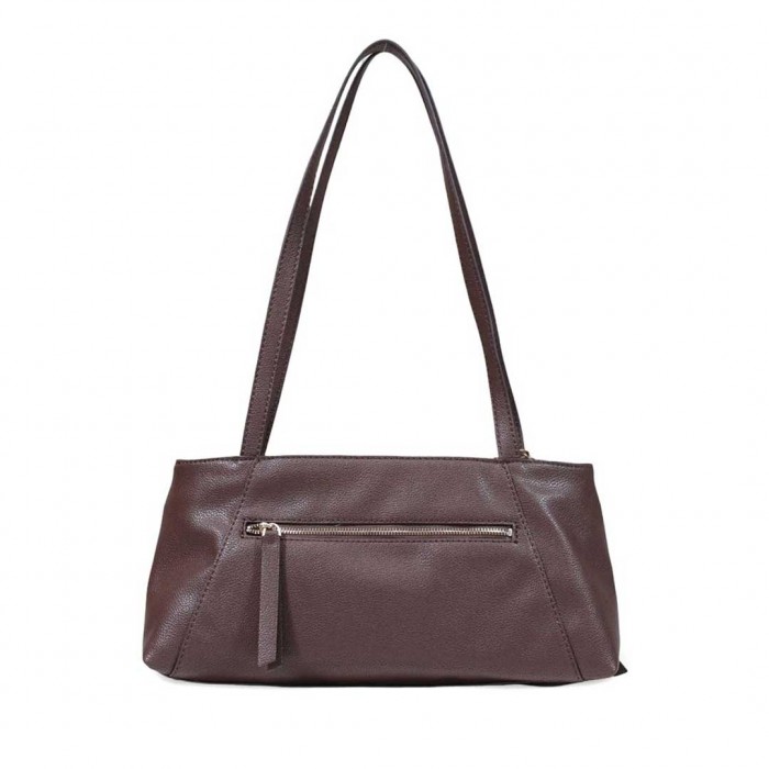 GUESS WOMAN BAG DEVON DARK BROWN