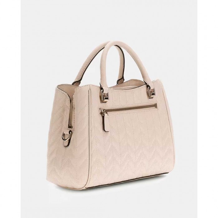 GUESS WOMAN BAG MEDIUM STACEY LIGHT BEIGE