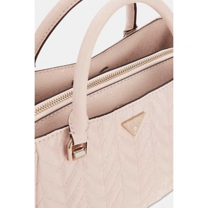 GUESS WOMAN BAG MEDIUM STACEY LIGHT BEIGE