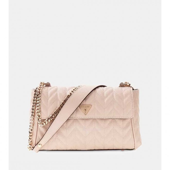 GUESS WOMAN BAG STACEY LIGHT BEIGE