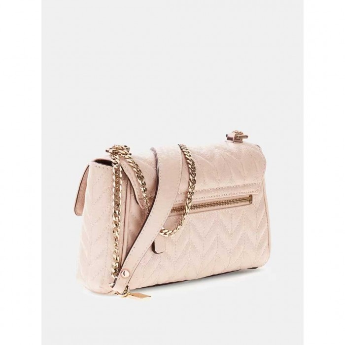 GUESS WOMAN BAG STACEY LIGHT BEIGE