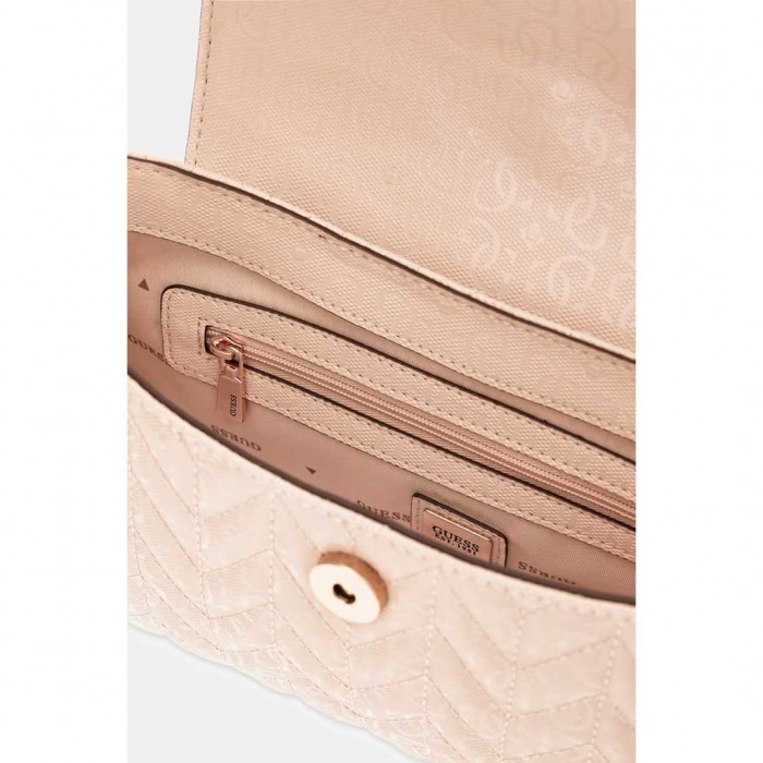 GUESS WOMAN BAG STACEY LIGHT BEIGE