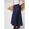 GUESS WOMAN JEAN LONG SKIRT BLUE