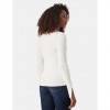 GUESS WOMAN RIP CARDIGAN WHITE