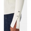 GUESS WOMAN RIP CARDIGAN WHITE