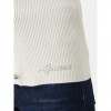 GUESS WOMAN RIP CARDIGAN WHITE