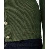 GUESS WOMAN RIP CARDIGAN GREEN