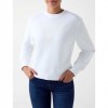 GUESS WOMAN SWEATSHIRT LOGO WHITE