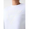 GUESS WOMAN SWEATSHIRT LOGO WHITE