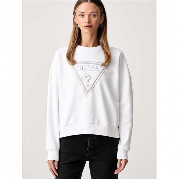 GUESS Women's Sweatshirt White