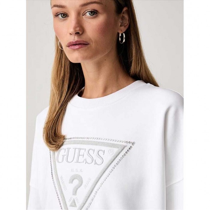 GUESS Women's Sweatshirt White