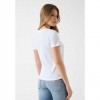 GUESS WOMAN T SHIRT LOGO WHITE