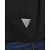 GUESS WOMAN V NECK T SHIRT BLACK