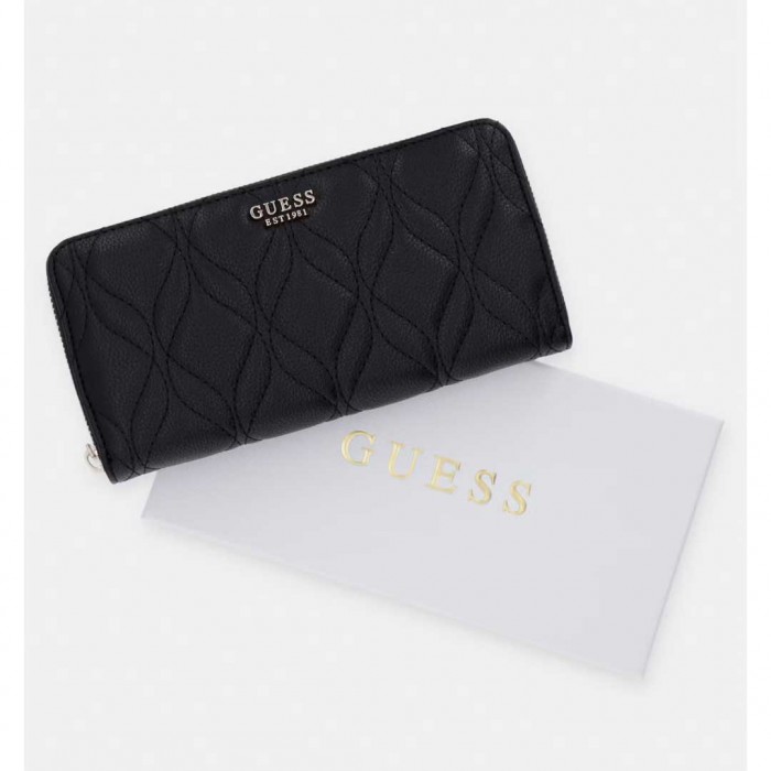 GUESS WOMAN WALLET MAXINE BLACK