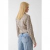 GUESS WOMAN SATEN SHIRT BEIGE