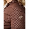 GUESS WOMAN PUFFER JACKET BROWN