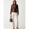 GUESS WOMAN PUFFER JACKET BROWN