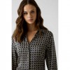 GUESS WOMAN SATEN SHIRT DARK BLUE